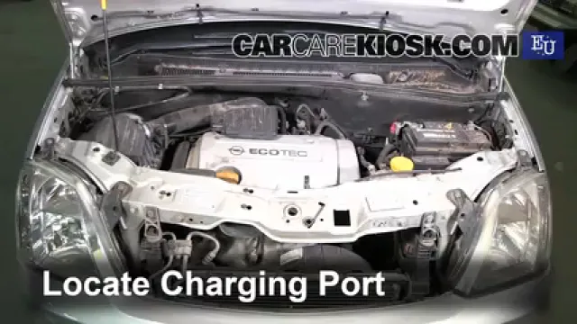 2003 Opel Meriva SE Cosmo 1.6L 4 Cyl. Aire Acondicionado Agregar Freón